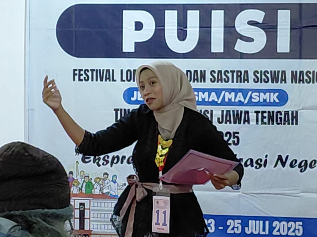Nurita Fitria Wakili Cabang Dinas Wilayah VI di FLS2N Jateng 2026